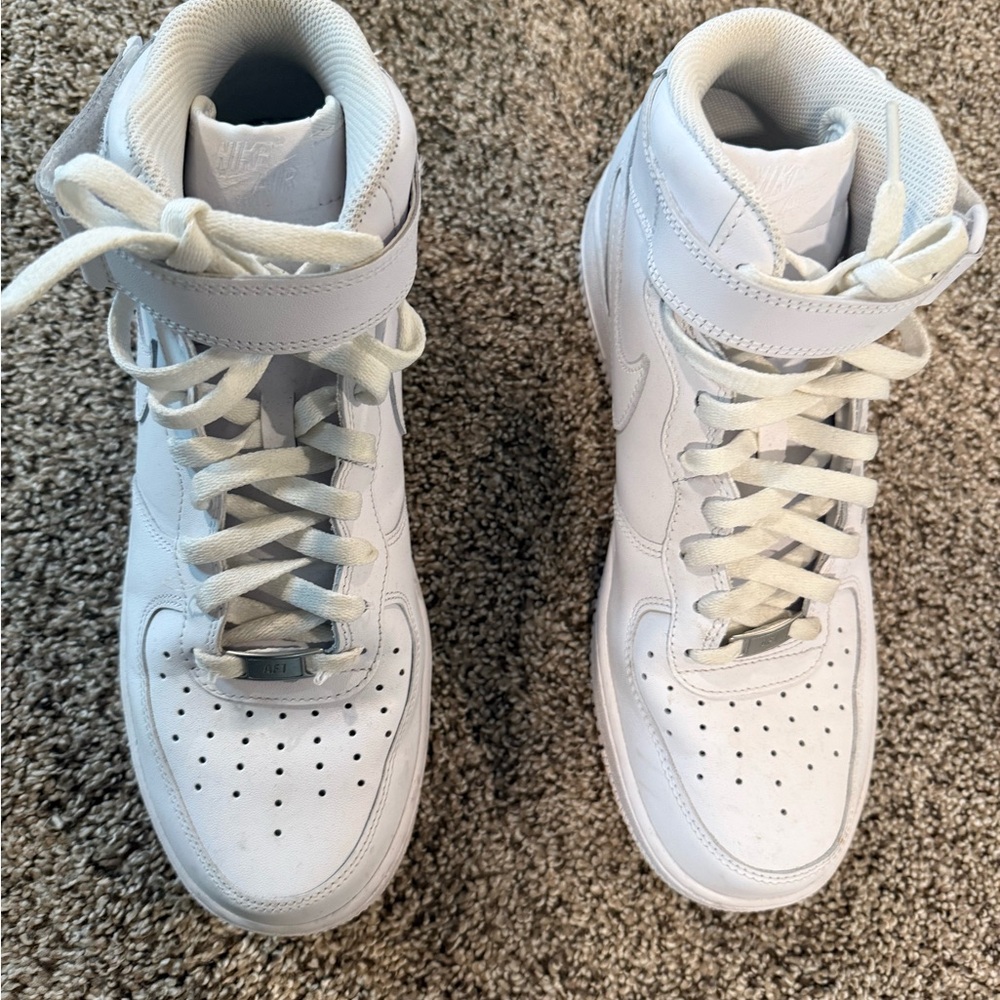Men’s NIKE Air Force 1 mid White size 11.5 - Picture 5 of 5